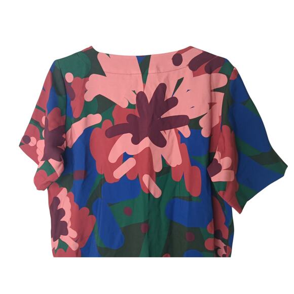 New SKFK Gorane Confettis Dress Size 12 US 44 EU Sustainable Abstract Floral - Picture 7 of 14